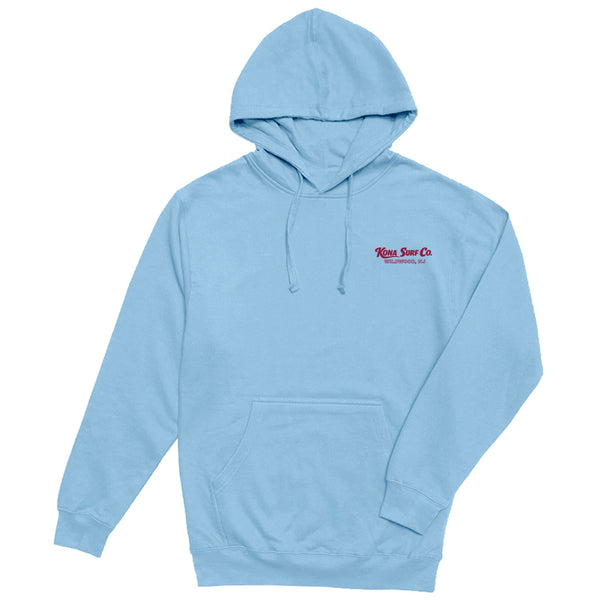 For the Phils Pattern Mens Pullover Hoodie - Blue Aqua