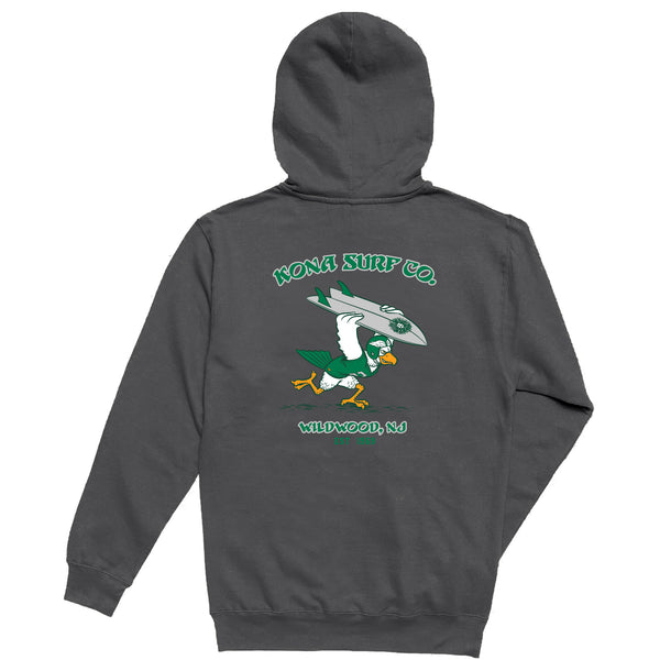 For The Birds Mens Pullover Hoodie - Pigment Black