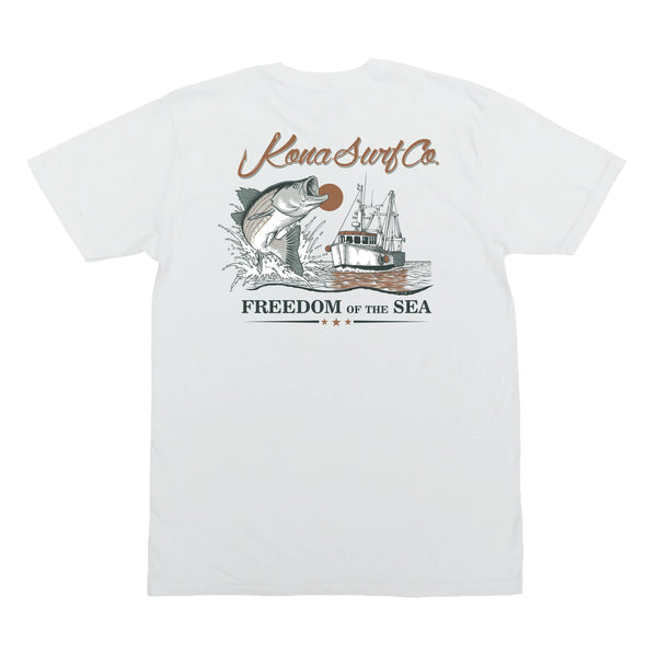Offshore Catch Mens T-Shirt - White