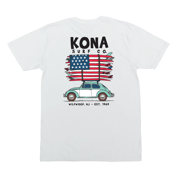 Patriotic Bug Mens T-Shirt