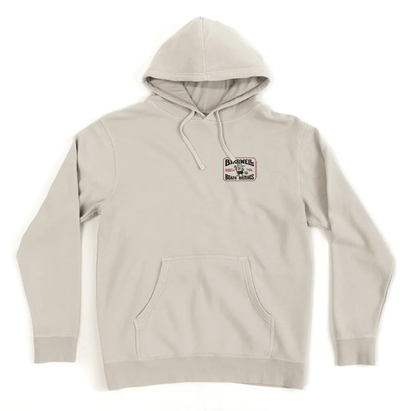 Birdwell Hangtag Mens Pullover Hoodie - Bone