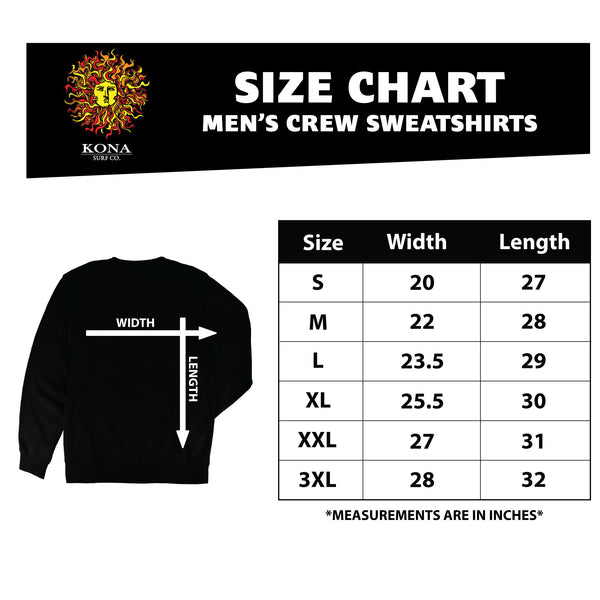 Original Sun Mens Crew Sweatshirt - Mint/Retro