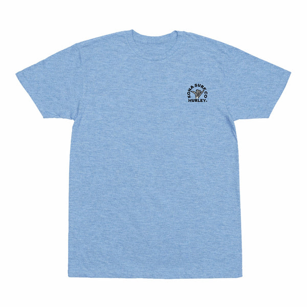Kona x Hurley 2026 Collab Mens T-Shirt - Frost Blue