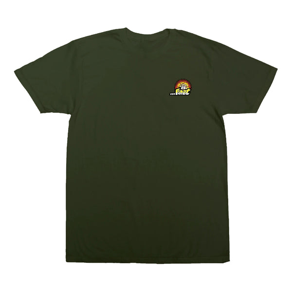 Lost x Kona Collab Mens T-Shirt - Military Green