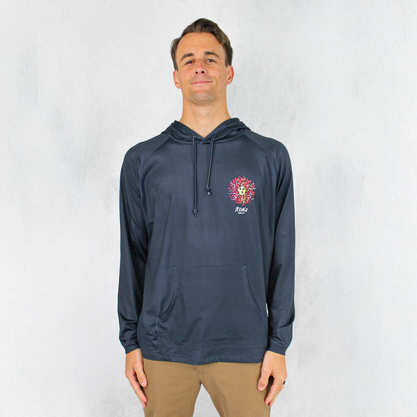 Original Sun Hooded Mens UV Sun Protection LS Shirt