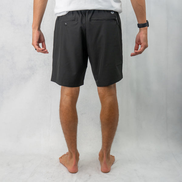 Uncomplicated 17in w/ Liner Mens Elastic Boardshorts - Black