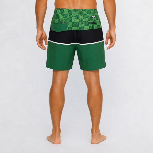 Uncomplicated 17in w/ Liner Mens Elastic Boardshorts - For the Birds