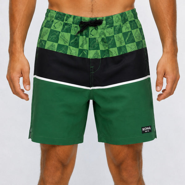Uncomplicated 17in w/ Liner Mens Elastic Boardshorts - For the Birds