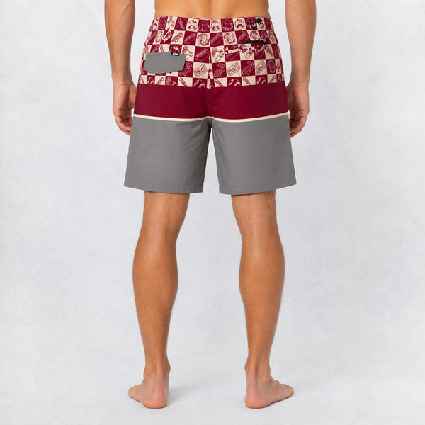Uncomplicated 17in w/ Liner Mens Elastic Boardshorts - For the Phils