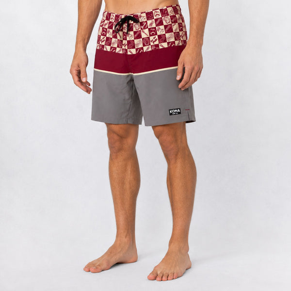 Uncomplicated 17in w/ Liner Mens Elastic Boardshorts - For the Phils