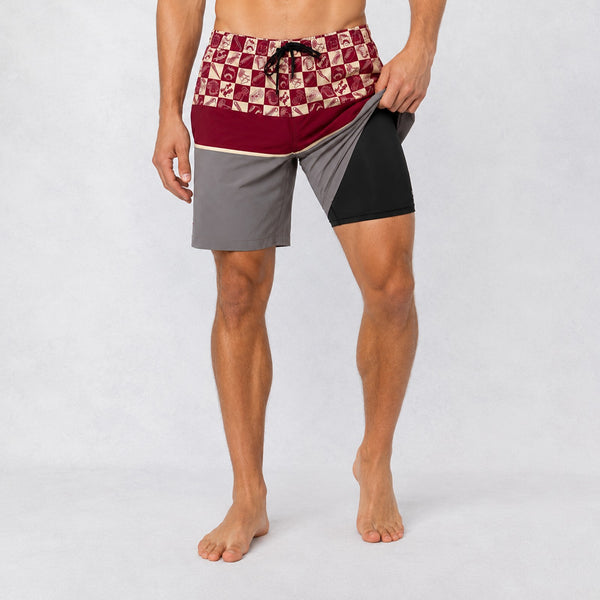 Uncomplicated 17in w/ Liner Mens Elastic Boardshorts - For the Phils