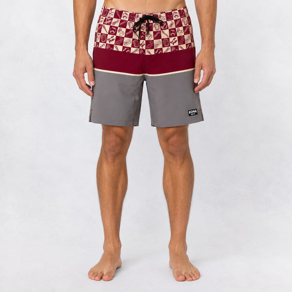 Uncomplicated 17in w/ Liner Mens Elastic Boardshorts - For the Phils