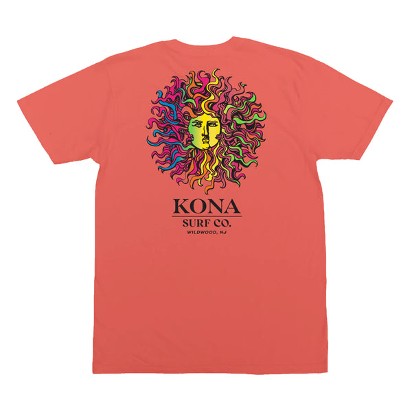 Original Sun Mens T-Shirt - Coral Craze/Retro