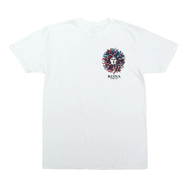 Original Sun Mens T-Shirt - White/RWB