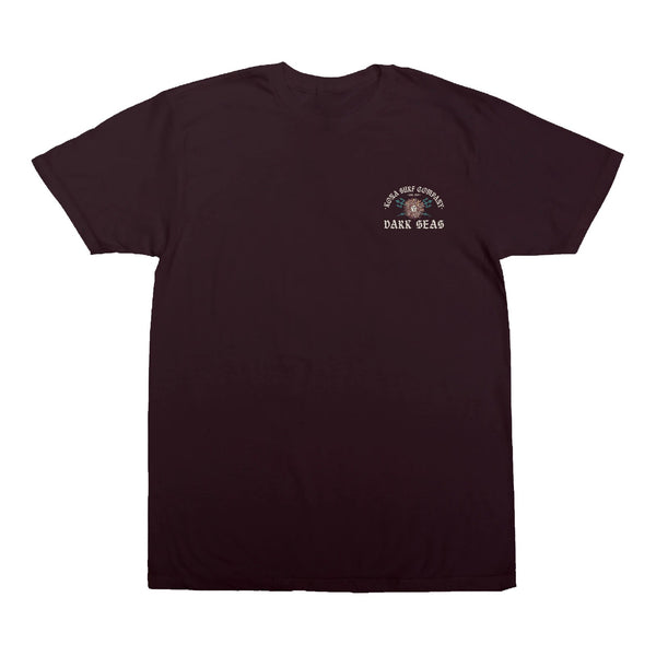 Kona x Dark Seas 2026 Collab Mens T-Shirt - Oxblood
