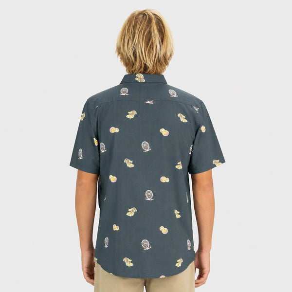 Wildwood Days Mens SS Woven - Navy