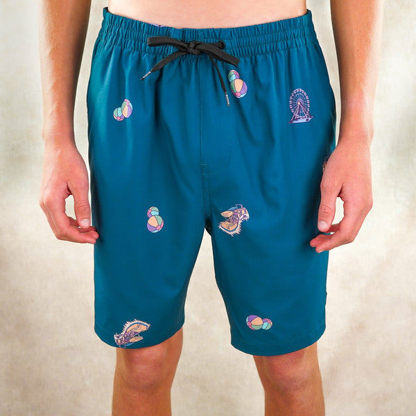 Uncomplicated 17in Mens Elastic Boardshorts