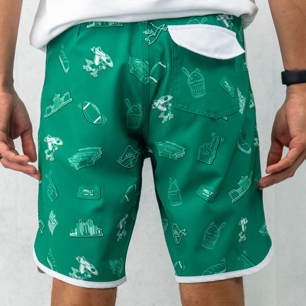 Drifter Scallop 18in Mens Boardshorts