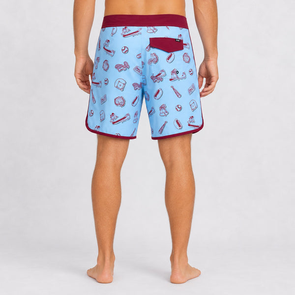 Drifter Scallop 18in Mens Boardshorts - For the Phils