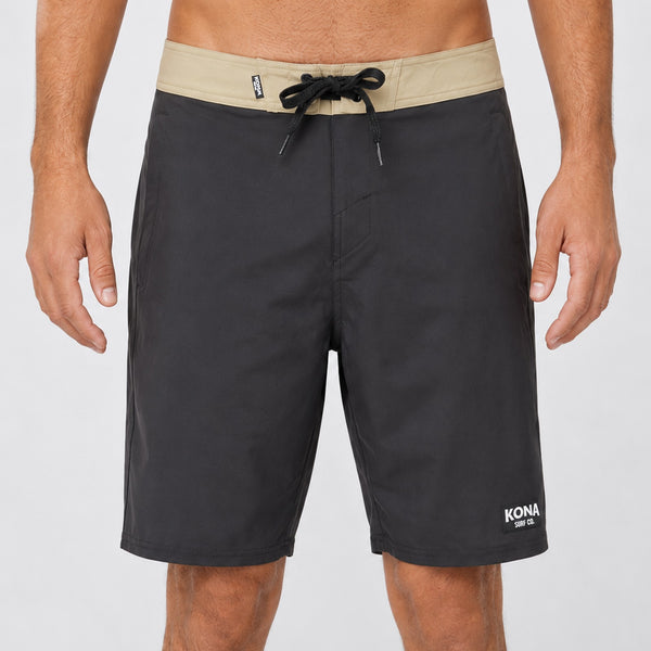 Summertime 19in Mens Boardshorts - Black/Grey
