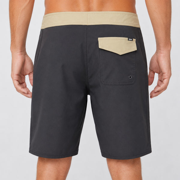 Summertime 19in Mens Boardshorts - Black/Grey
