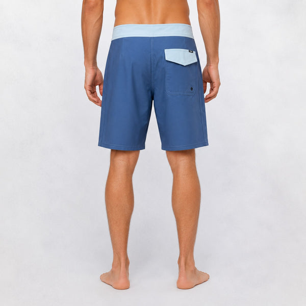 Summertime 19in Mens Boardshorts - Navy/Columbia Blue