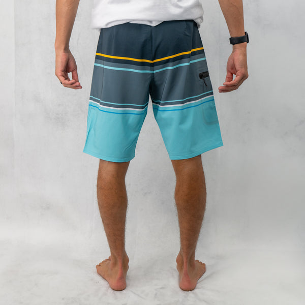 Summertime 20in Mens Boardshorts - Stripe Pattern