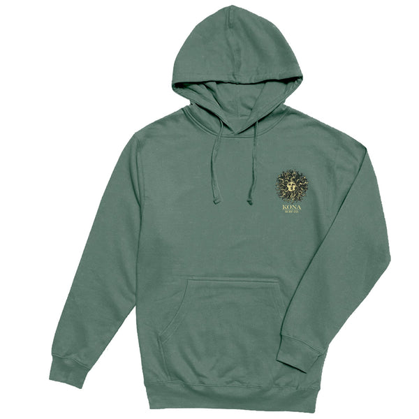 Original Sun Mens Pullover Hoodie - Pigment Alpine Green/Camo