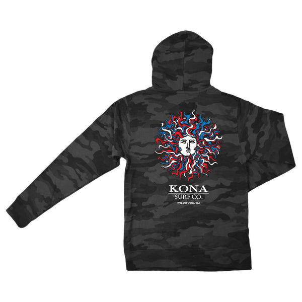 Original Sun Mens Pullover Hoodie