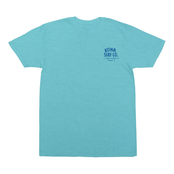 Support Your Local Surf Shop Mens T-Shirt - Tahiti Blue
