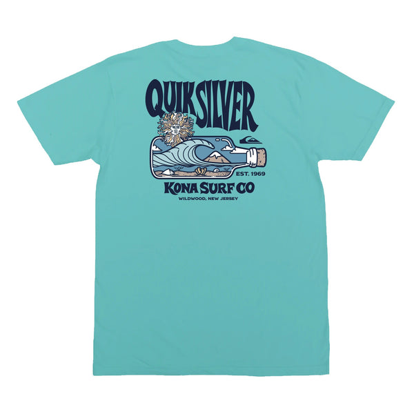 Kona x Quiksilver 2026 Collab Mens T-Shirt - Mint