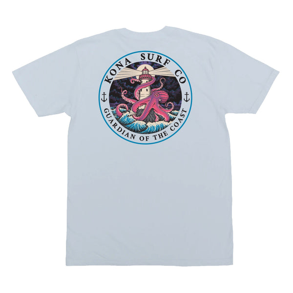 Guardian of the Coast Mens T-Shirt - Light Washed Denim