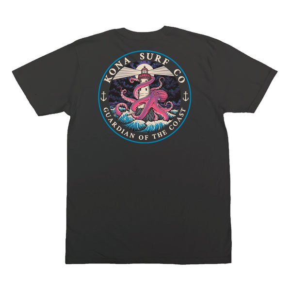 Guardian of the Coast Mens T-Shirt - Washed Graphite Black