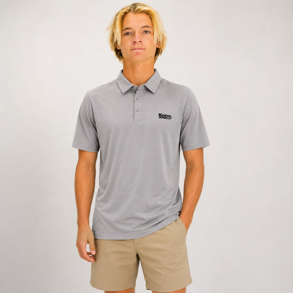 Essential Mens Polo - Light Grey
