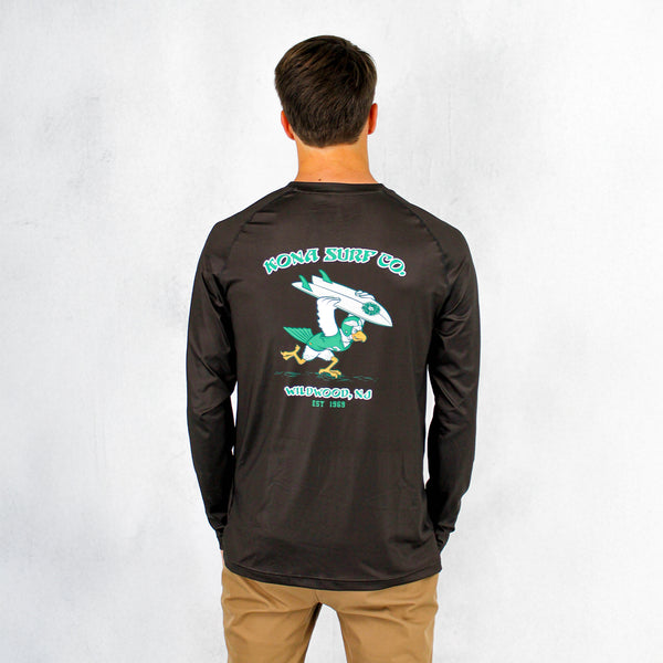 For the Birds Mens UV Sun Protection LS Shirt