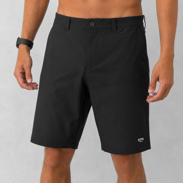 Day by Day 18in Mens Hybrid Shorts - Black