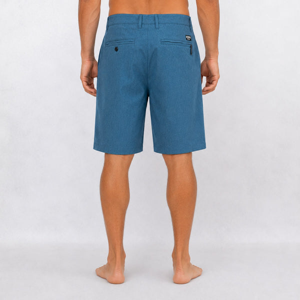 Day by Day 20in Mens Hybrid Shorts - Slate Blue