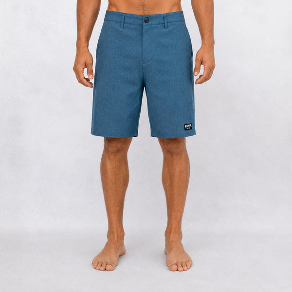 Day by Day 20in Mens Hybrid Shorts - Slate Blue