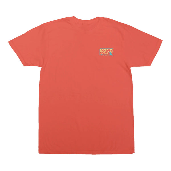 Surf Supply Mens T-Shirt - Bright Salmon