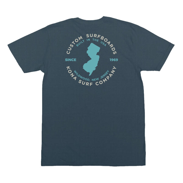 Built in Jersey Mens T-Shirt - Indigo