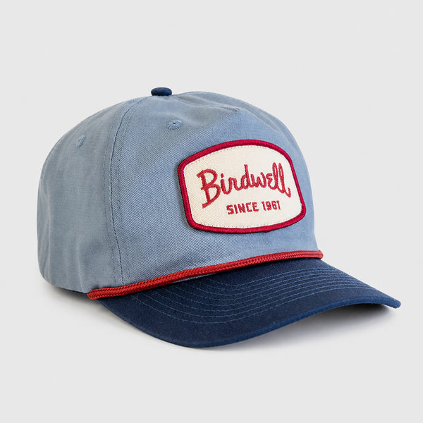 Birdwell Shield Twill Mens Snapback Hat - Federal Blue