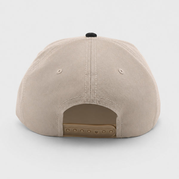 Support Local Mens Snapback Hat - Natural/Black