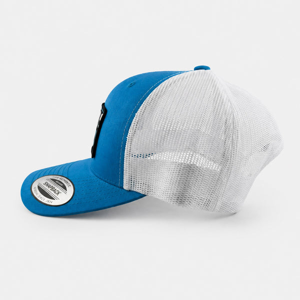 Surf Supply Mens Trucker Hat - Turquoise/White