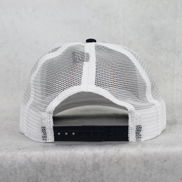 Free Ride 2 Mens Trucker Hat - Stone/Navy