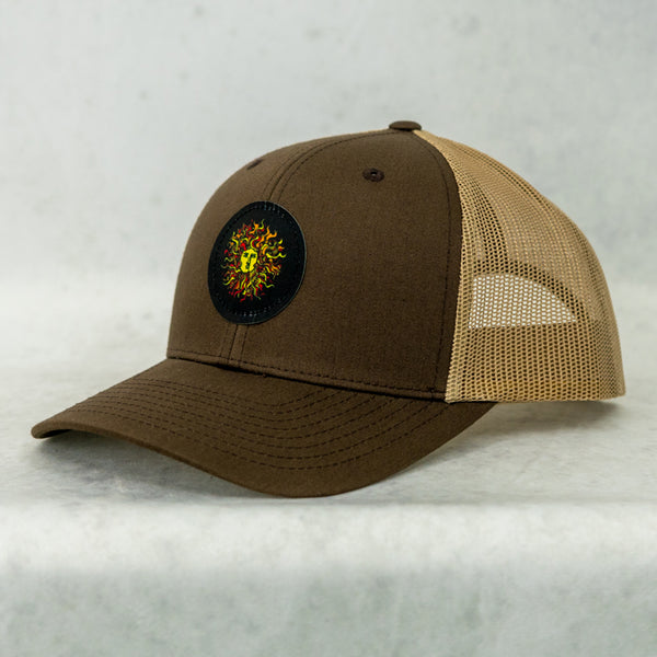 Original Sun Round Mens Snapback Hat