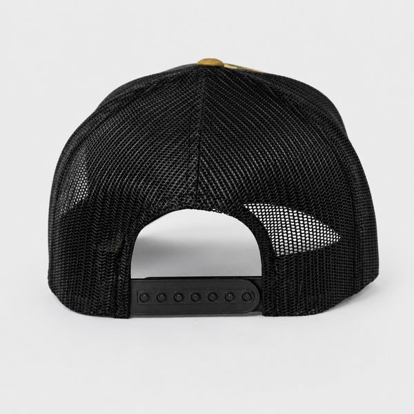 Original Sun Round Mens Snapback Hat - Camo/Black/Camo