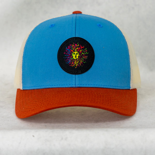 Original Sun Round Mens Snapback Hat