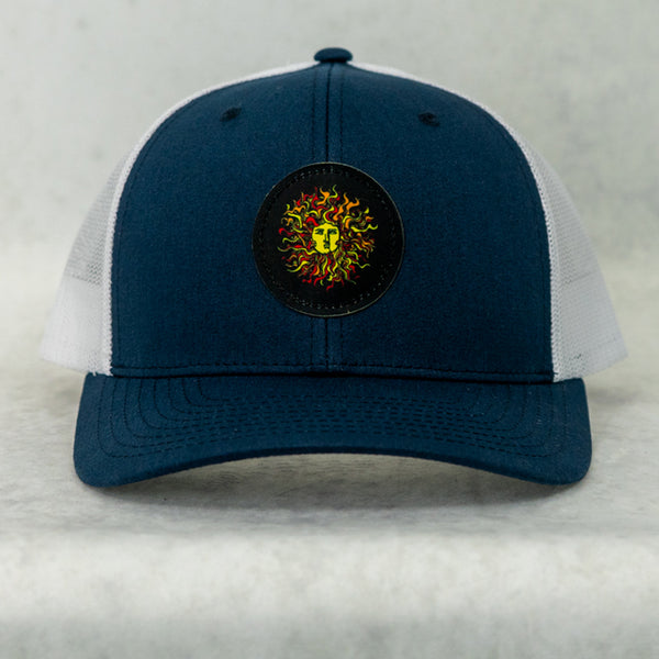 Original Sun Round Mens Snapback Hat