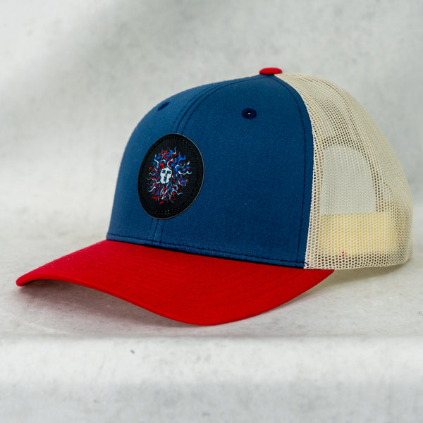 Original Sun Round Mens Snapback Hat