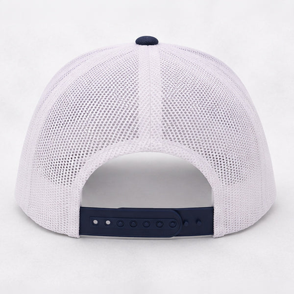 Built in Jersey Mens Trucker Hat - Navy/White